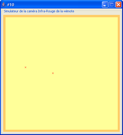 Fentre de simulation infra-rouge